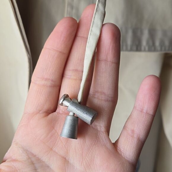 Dennis Basso Water Repellant Hooded Trench Coat - Picture 5 of 11